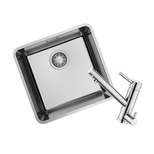 Комплект: мойка+ смеситель Omoikiri 7411.4018 купить недорого в интернет-магазине Керамос Комплект: мойка+ смеситель Omoikiri 7411.4018 купить недорого в интернет-магазине Керамос