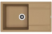 Мойка для кухни Florentina 20.130.D0860.306 Липси 86х51 см, с крылом, капучино