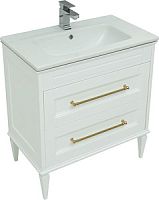 Тумба с раковиной Aquanet 00281187 Бостон, 78х47 см, белая