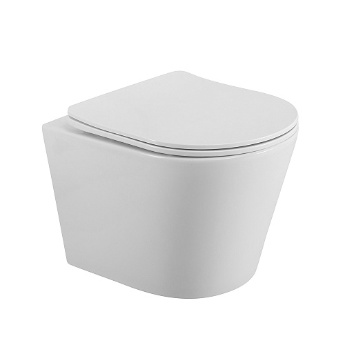 Унитаз подвесной, чаша BelBagno FLAY-R BB053CHR/SC