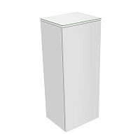 Шкаф-пенал Keuco 31720400001 Edition 400 средний 90х35 см, петли слева, белый глянцевый/стекло глянцевое белое