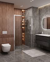 Душевая дверь в нишу Cezares MOLVENO MOLVENO-BF-3-120-C-Cr-IV