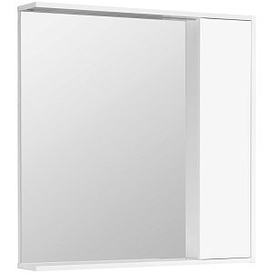 Зеркальный шкаф Акватон 1A228302SX010 Стоун 80х83 см, белый