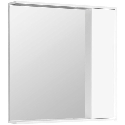 Зеркальный шкаф Акватон 1A228302SX010 Стоун 80х83 см, белый купить недорого в интернет-магазине Керамос