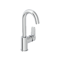 Смеситель Vitra A43160EXP Flow Soft для раковины с поворотным изливом, хром Смеситель Vitra A43160EXP Flow Soft для раковины с поворотным изливом, хром