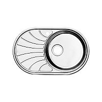 Мойка  нержавеющая сталь, шелк, чаша справа, 770*480, Suno S, IDDIS, SUN77SRi77K