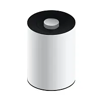 Ведро Keuco 04989510037 для мусора, белый/черный (RAL 9011)