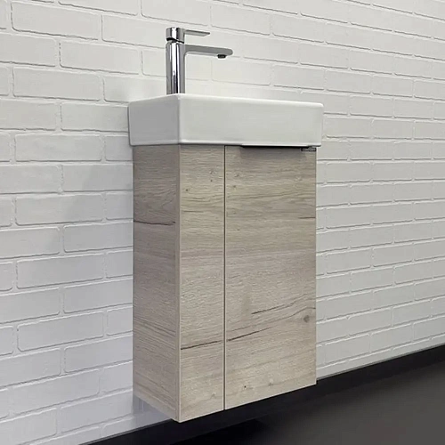 Тумба Comforty 00-00013798 Асти подвесная 40х22 см, с раковиной 9140, дуб дымчатый купить недорого в интернет-магазине Керамос Тумба Comforty 00-00013798 Асти подвесная 40х22 см, с раковиной 9140, дуб дымчатый купить недорого в интернет-магазине Керамос