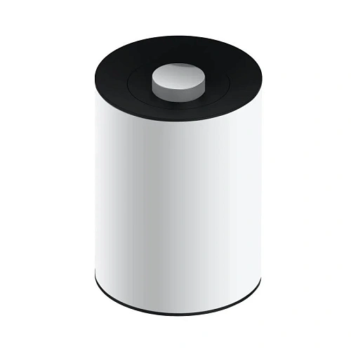 Ведро Keuco 04989510037 для мусора, белый/черный (RAL 9011) купить недорого в интернет-магазине Керамос