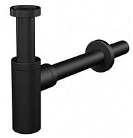 Сифон Kerama Marazzi A400BLACK для умывальника цельнометаллический, черный