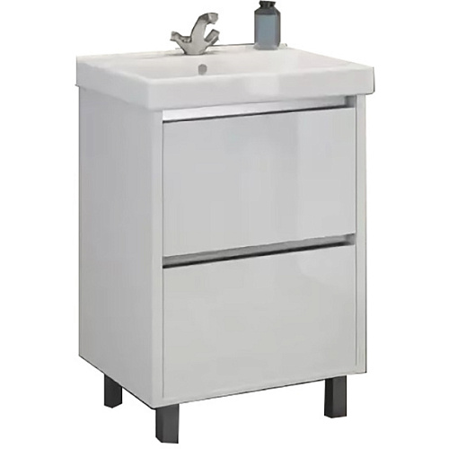 Тумба Comforty 00-00004137134 Дублин под раковину 60х46 см, белая