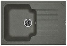 Мойка для кухни Florentina 20.260.B0760.102 Таис 76х51 см, с крылом, черная