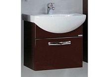 Тумба с раковиной Акватон Ария 1A134001AA430+1WH207782, темно-коричневая