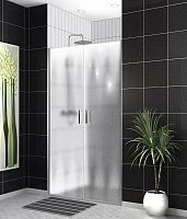 Душевая дверь BelBagno UNO-B-2-110-CH-Cr, 190х110 см, стекло шиншилла/профиль хром Душевая дверь BelBagno UNO-B-2-110-CH-Cr, 190х110 см, стекло шиншилла/профиль хром