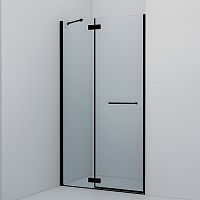 Душевая дверь IDDIS, SLI6BH1i69 Slide распашная 110х195 см, черный алюминиевый профиль, матовый Душевая дверь IDDIS, SLI6BH1i69 Slide распашная 110х195 см, черный алюминиевый профиль, матовый