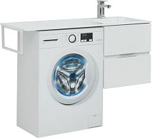 Тумба с раковиной Aquanet 00243726 Алвита, 120х48 см, белая Тумба с раковиной Aquanet 00243726 Алвита, 120х48 см, белая