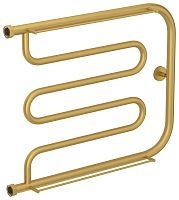 Полотенцесушитель водяной Сунержа 032-4012-5065 Лира 2П 500х650 мм, Н. Г. 1", матовое золото