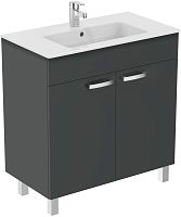 Тумба Ideal Standard E0568TI Tempo для раковины 80х44 см, подвесная, Mid Grey (серый) Тумба Ideal Standard E0568TI Tempo для раковины 80х44 см, подвесная, Mid Grey (серый)