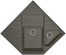 Мойка для кухни Florentina 20.375.J0900.302 Бомбей 90х90 см, с крылом, антрацит