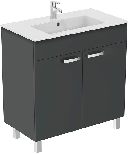 Тумба Ideal Standard E0568TI Tempo для раковины 80х44 см, подвесная, Mid Grey (серый) Тумба Ideal Standard E0568TI Tempo для раковины 80х44 см, подвесная, Mid Grey (серый)