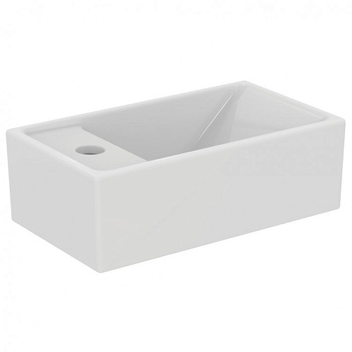 Раковина Ideal Standard E211301 Tempo с 1-м отверстием под смеситель 40х20 см, Euro White (евробелый)