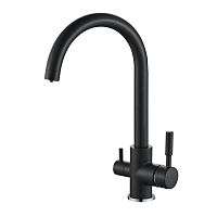 Смеситель Aquanika AQC06BL Comfort для кухни, серый Смеситель Aquanika AQC06BL Comfort для кухни, серый