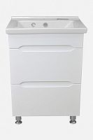 Тумба Loranto CS00067607 Модерн с раковиной, подвесная, 70х44 см, белая