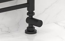 Вентиль Сунержа 15-1401-1234 прямой, (цилиндр) G 1/2" НР х G 3/4" НГ, муар темный титан