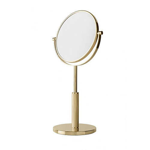 Oasis 0AGD029OR DEFILE Зеркало косметическое 220х150х430 мм., настольное, увеличительное, цвет золото купить недорого в интернет-магазине Керамос