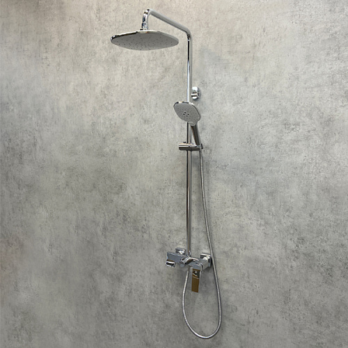 Душевая система Comforty 00-00004527 FF071R-CCT с изливом, хром