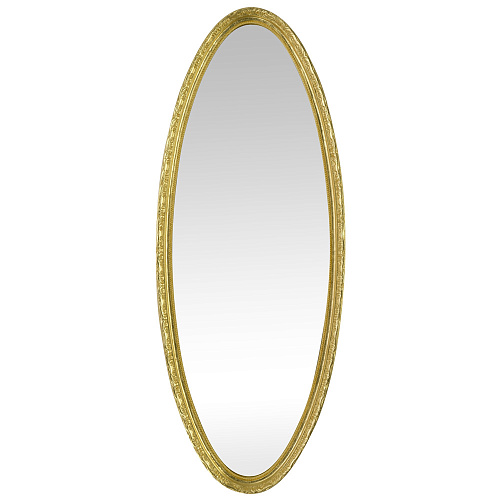 Зеркало Migliore 30593 овальное 133х52х4.5 см, золото купить недорого в интернет-магазине Керамос