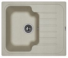 Мойка для кухни Florentina 20.235.A0615.305 Таис 62х51 см, с крылом, серая