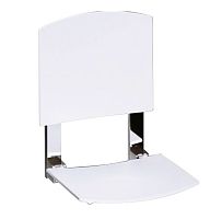 Сиденье Keuco 34982170051 Plan Care складное, алюминий серебристый анодированный (E6 EV1)/белый (RAL 9010)