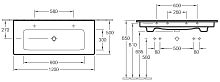 Раковина на тумбу Villeroy & Boch AG Venticello 4104CG01