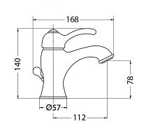 Смеситель для раковины Migliore  ML.LEM-1913CR