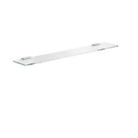 Полочка Keuco 12710015600 Moll стеклянная без зеленого канта, хром