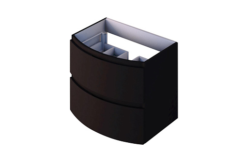 Тумба Cezares 55282 Vague под раковину, черный