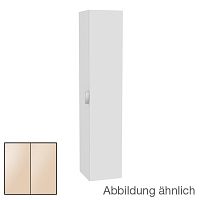 Шкаф-пенал Keuco 31331280002 Edition 11 высокий 170х35 см, петли справа, кашемир/стекло кашемировое матовое