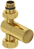 Вентиль Сунержа 03-1401-1234 прямой, (цилиндр) G 1/2" НР х G 3/4" НГ, золото