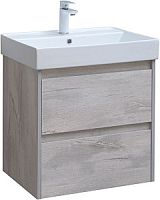 Тумба с раковиной Aquanet 00305231 Nova Lite, 61х46 см, светлое дерево