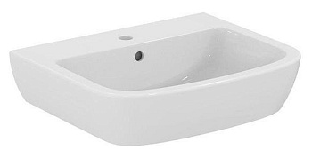 Раковина Ideal Standard T056401 Tempo подвесная 60х50 см, с 1-м отверстием под смеситель, Euro White (евробелый)