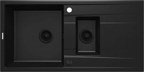 Мойка Deante ZQE_N513 Eridan кухонная гранитная 100x50 см, Nero (черный) Мойка Deante ZQE_N513 Eridan кухонная гранитная 100x50 см, Nero (черный)