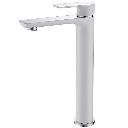 Смеситель ABBER AF8011W Weiss Insel для раковины, белый/хром