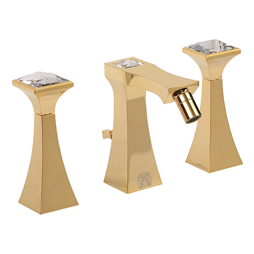 Смеситель Migliore 19049 Opera для биде, золото/Crystal