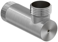 Уголок Сунержа 071-1523-1010 с клапаном G 1" НР х G 1" НР, сатин