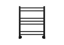 Полотенцесушитель водяной Aquatek AQ DR0760BL Вега П7 50х60 см, подключение нижнее/диагональное, черный муар Полотенцесушитель водяной Aquatek AQ DR0760BL Вега П7 50х60 см, подключение нижнее/диагональное, черный муар