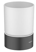 Стакан Aquatek AQ4428MB Лира настольный, черный матовый