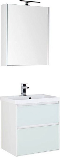 Комплект мебели Aquanet 00240458 Гласс для ванной комнаты, белый купить недорого в интернет-магазине Керамос