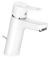Смеситель Kludi 372909165 Pure&Easy XL на умывальник, c донным клапаном, белый,хром