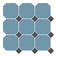 Неглазурованный керамогранит TOPCER Field Material 4411OCT14/1C_BlueCobalt/Black